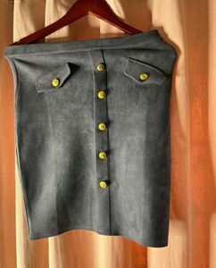 Leather Swade Skirt