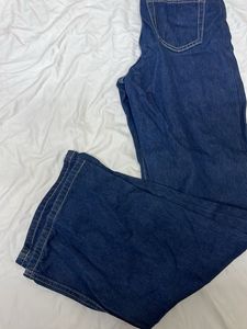 Classic Dark Wash Wide Leg Jeans