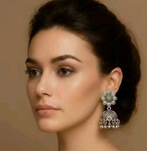 5 Stunning ocidized Jhumka Earring Set