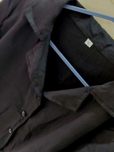 Classic Black Button-Up Shirt