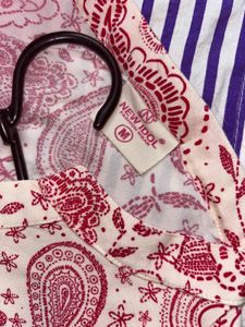 Vibrant Pink Paisley Print Kurta