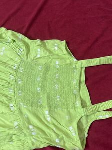 Trends green long dress