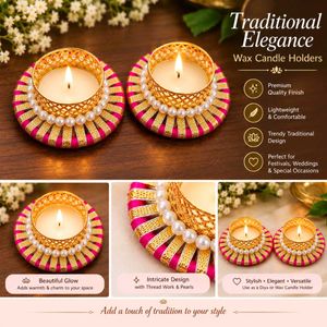 Beautiful tea light holder 2 pieces