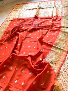 Pure Silk Paithani Banarasi