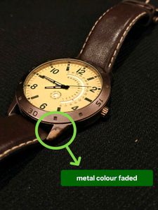 Timex BEIGE dial watch