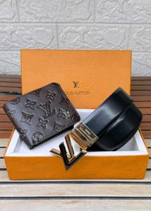 Louis Vuitton Belt and Wallet Set