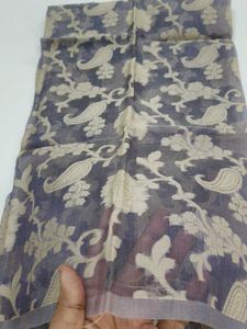 90 Cm blouse piece - Grey silk