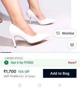Elegant White Ballerina Flats