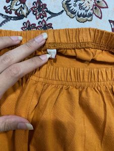 Orange Palazzo Pants