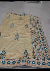 set of 3 New Beautiful Embroidered Sarees