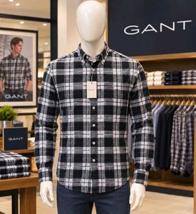 Men's GANT Plaid Long Sleeve Shirt