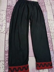 Embroidered Black Kurta