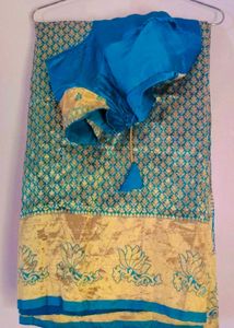 shalu  Saree morpankhi colour