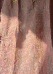 jacquard material Pink Embroidered kurta Set