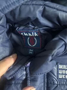 Boy's Navy Blue Padded Jacket