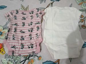 Baby Girl Minnie Mouse Bodysuits Set Pack of 2