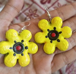 New Yellow Flower Hoop Danger