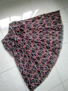 Vibrant Print Ethnic Skirt