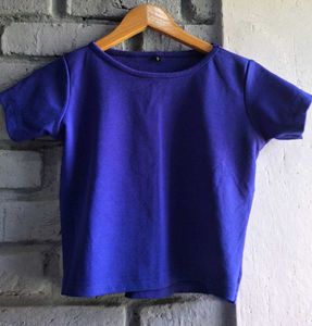 Combo Pack: Pastel &amp; Royal Blue Crop Tops