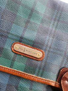 Vintage Ralph lauren Plaid Crossbody Bag