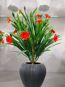 Artificial Orange Flower Plant