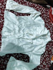 Elegant  off White Satin shirt