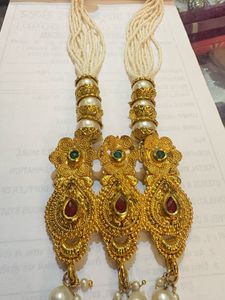 Statement Gold-Tone Dangle Earrings