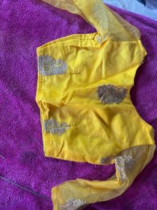 Vibrant Yellow Embroidered Lehenga Choli