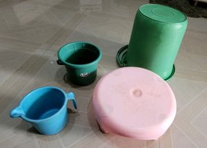 4 Set Bucket 2 🪣 &amp; bathstand &amp; Mug