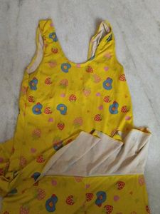 Cute Yellow Strawberry Swimsuit