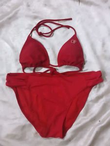 Red Bikini Set