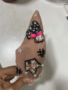 Beaded Bow Hair band