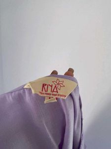 Elegant Lavender Embroidered Kurta
