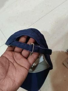 Beautiful Navy Blue Wgite Combi Cap