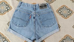 Light Wash Denim Shorts
