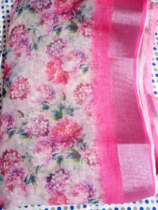 Beautiful Floral Print Saree