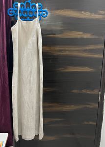Neutral Ribbed Knit Maxi Dress