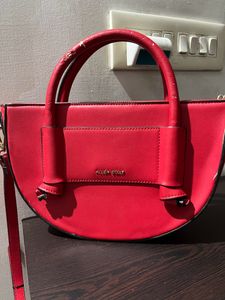 Allen Solly Red Handheld/ Sling Bag