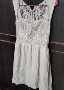 Chic Lace Overlay Dress