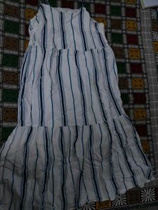 Striped Tiered Maxi Dress