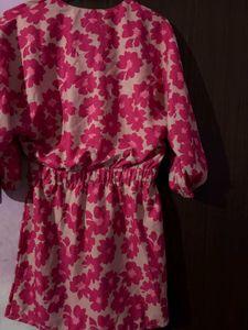 Chic Floral Wrap Dress