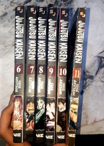 Jujutsu Kaisen Manga Volumes 6-11