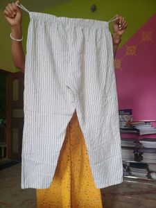 White Striped Palazzos