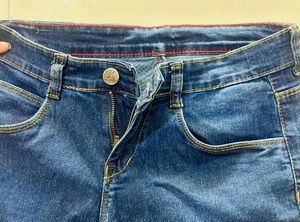 Blue Denim High-Waist Shorts | Size 28 |Never Worn