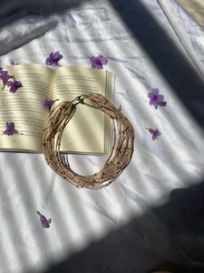 y2k vintage rare Beaded Layered Necklace