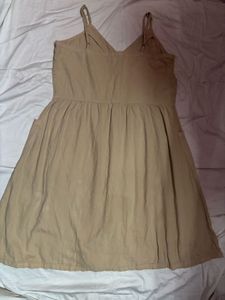 Casual Button-Front Mini Dress