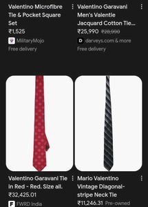 Valentino Silk Tie