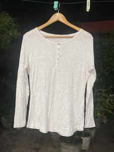 Women's Long Sleeve Henley Top