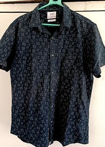 Men Half Sleeves Branded Shirt