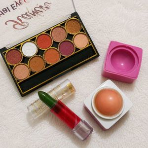Vibrant Eyeshadow Palette & Lip Set